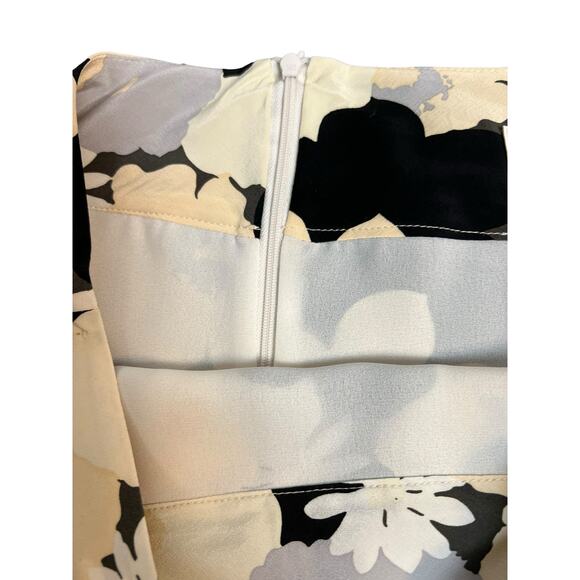Helen Wang Floral Silk Skirt size 4 - Picture 10 of 11
